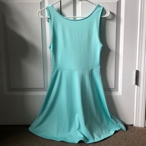 Aqua colored Dress